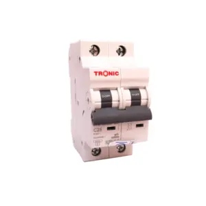 MCB – 2 Pole, 25A, 6kA, 415V (Miniature Circuit Breaker)